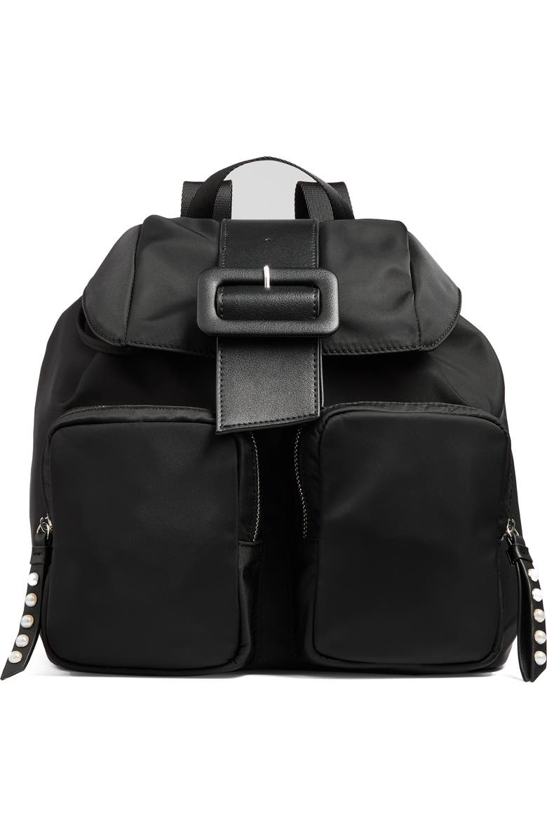 LK Bennett Viv Backpack, Main, color, Black