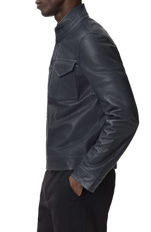 John Varvatos Reversible Leather Jacket In Multi