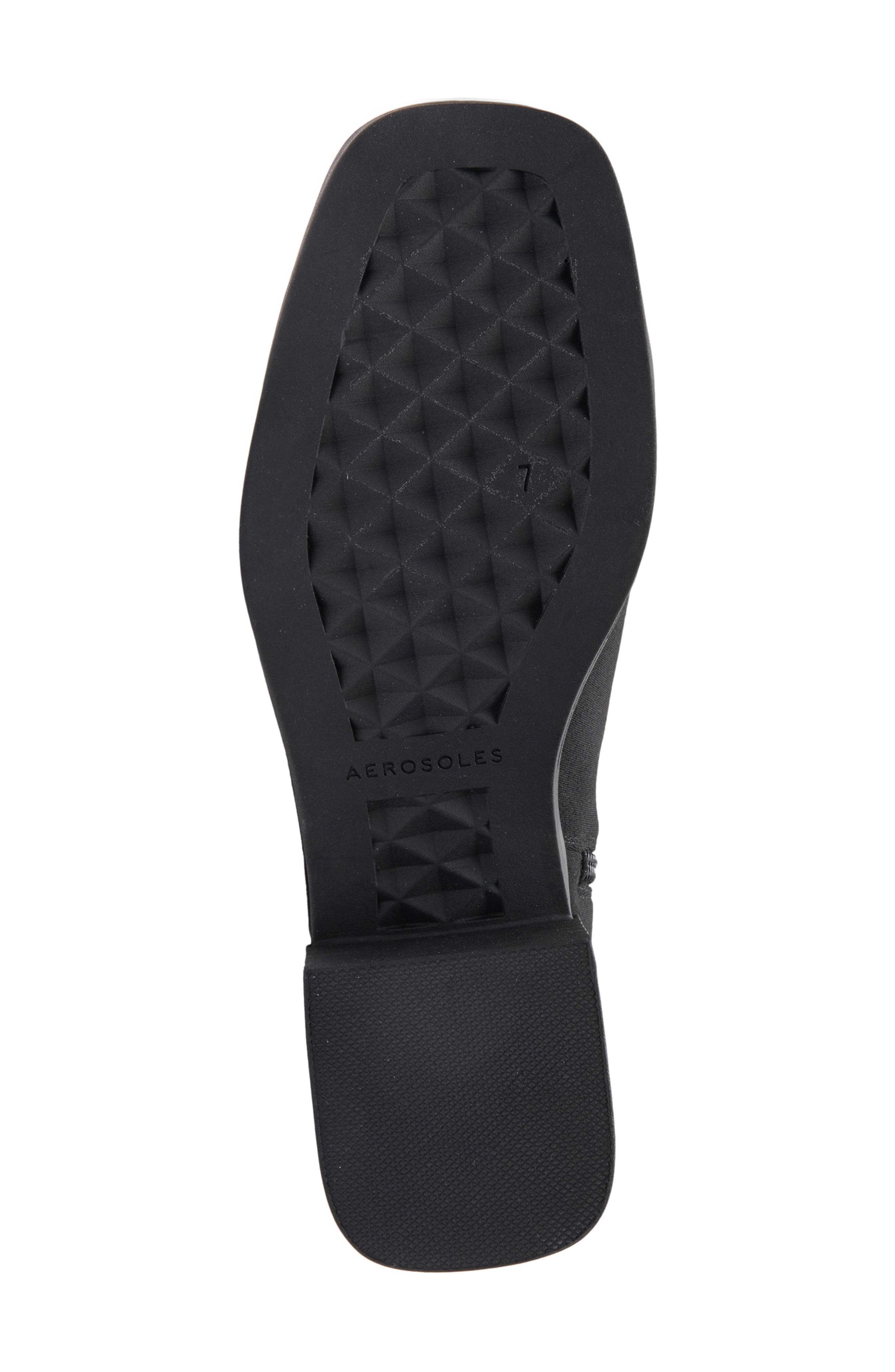 Aerosoles Dimmi Ankle Boot, Alternate, color, Black Stretch Fabric