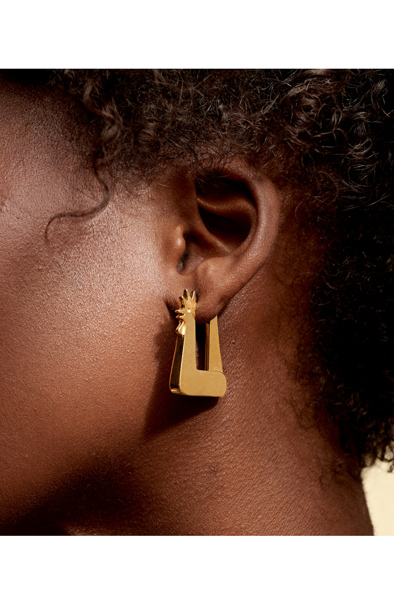 Hey Harper Galo Chicken Earrings, Alternate, color, Gold