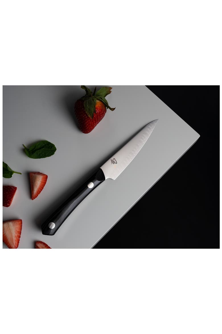 Narukami Stainless Steel Pairing Knife, Alternate, color, BLACK