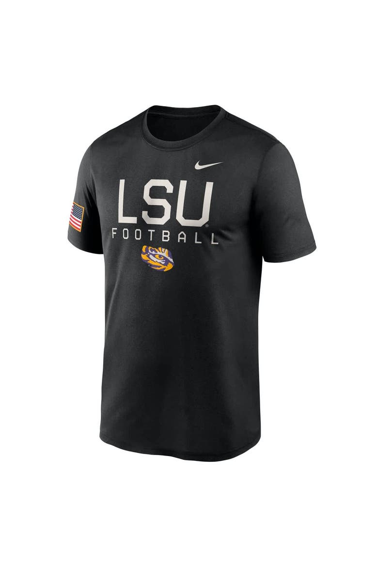 Men's Nike  Black LSU Tigers 2024 Military Appreciation Legend Performance T-Shirt, Alternate, color, Black