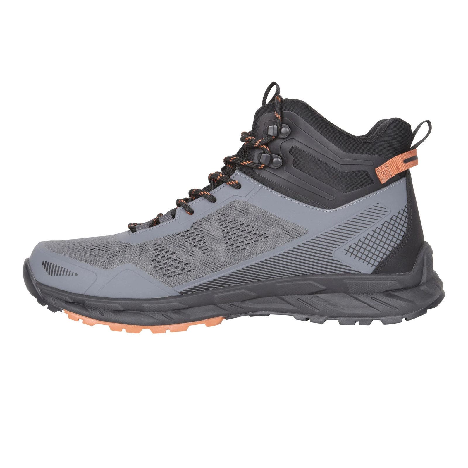 Crusade Leather Waterproof Walking Boots, Alternate, color, Black