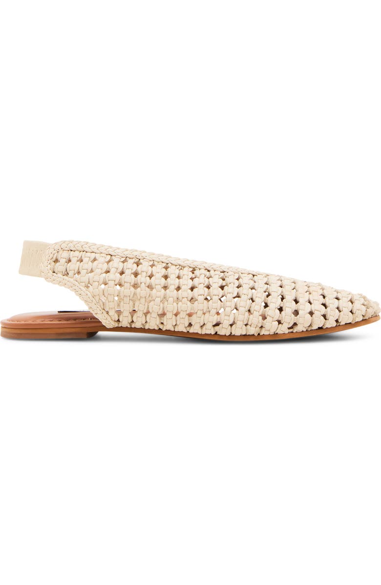 Steve Madden Rumi Slingback Flat, Alternate, color, Bone Leather