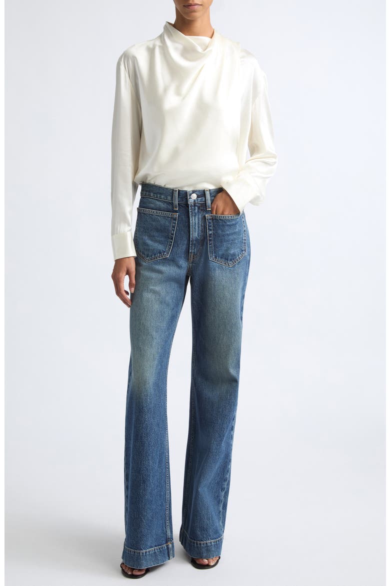 The 008 High Waist Flare Jeans, Alternate, color, VINTAGE BLUE