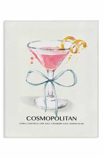 Cosmo Bow Framed Canvas Wall Art