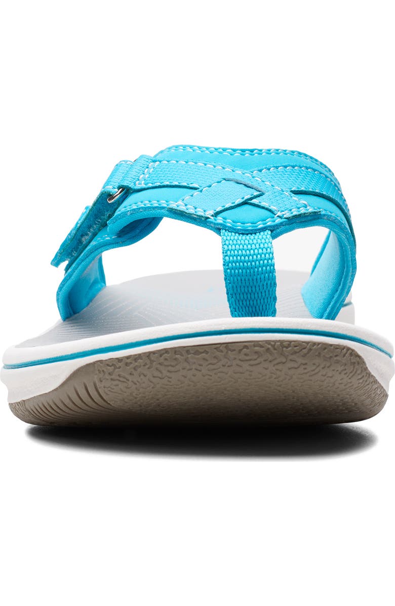 Clarks<sup>®</sup> Breeze Sea Flip Flop Sandal, Alternate, color, Aqua Synth