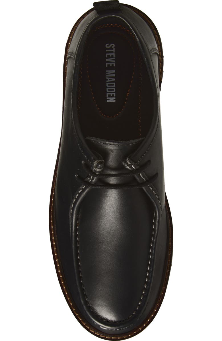 Steve Madden Tunis Derby, Alternate, color, Black Cow Oiled Nubuck