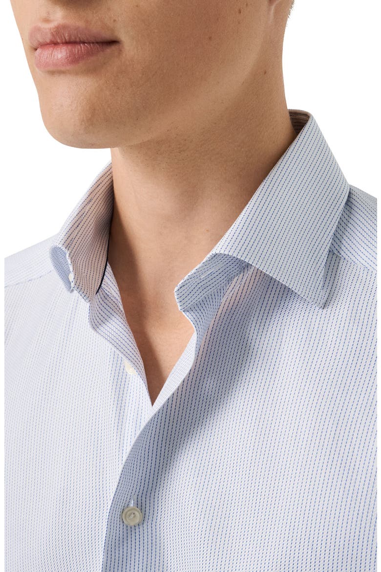 Contemporary Fit Semi Solid Dress Shirt, Alternate, color, LIGHT BLUE