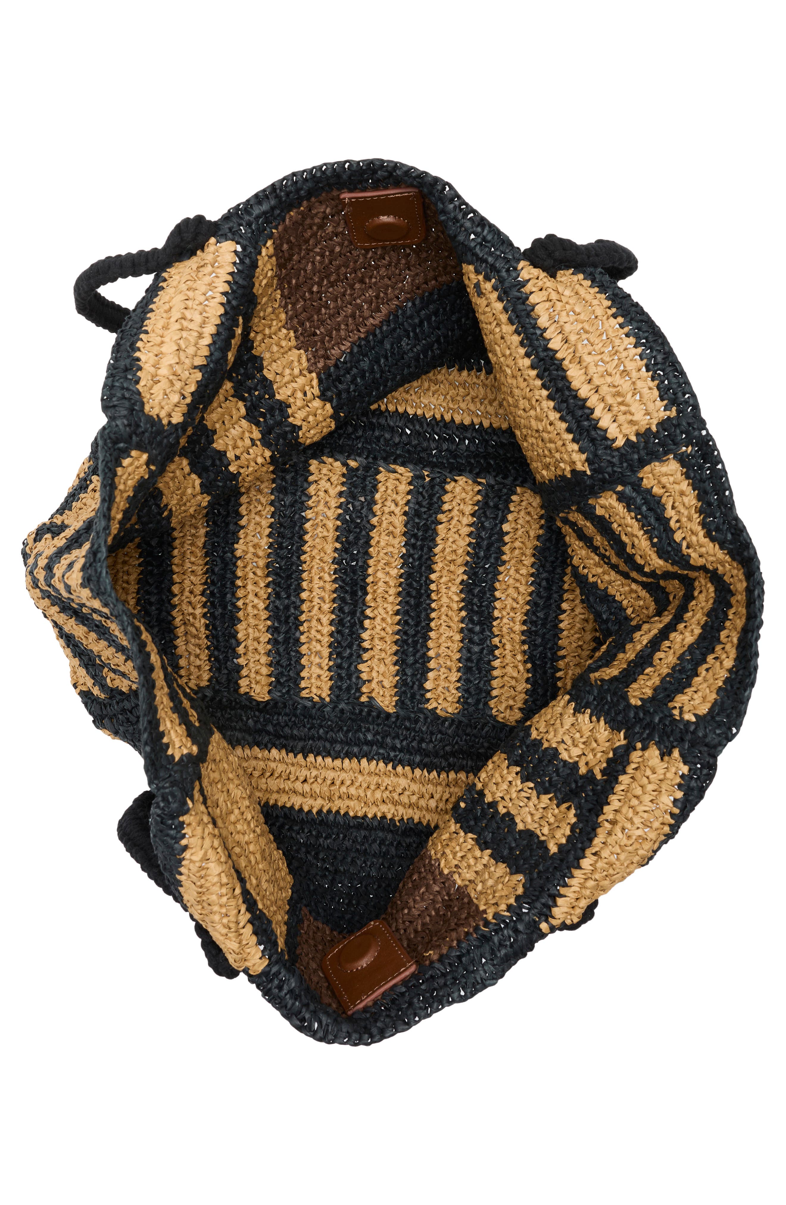 Collection XIIX Stripe Raffia Tote Bag, Alternate, color, Natural Multi