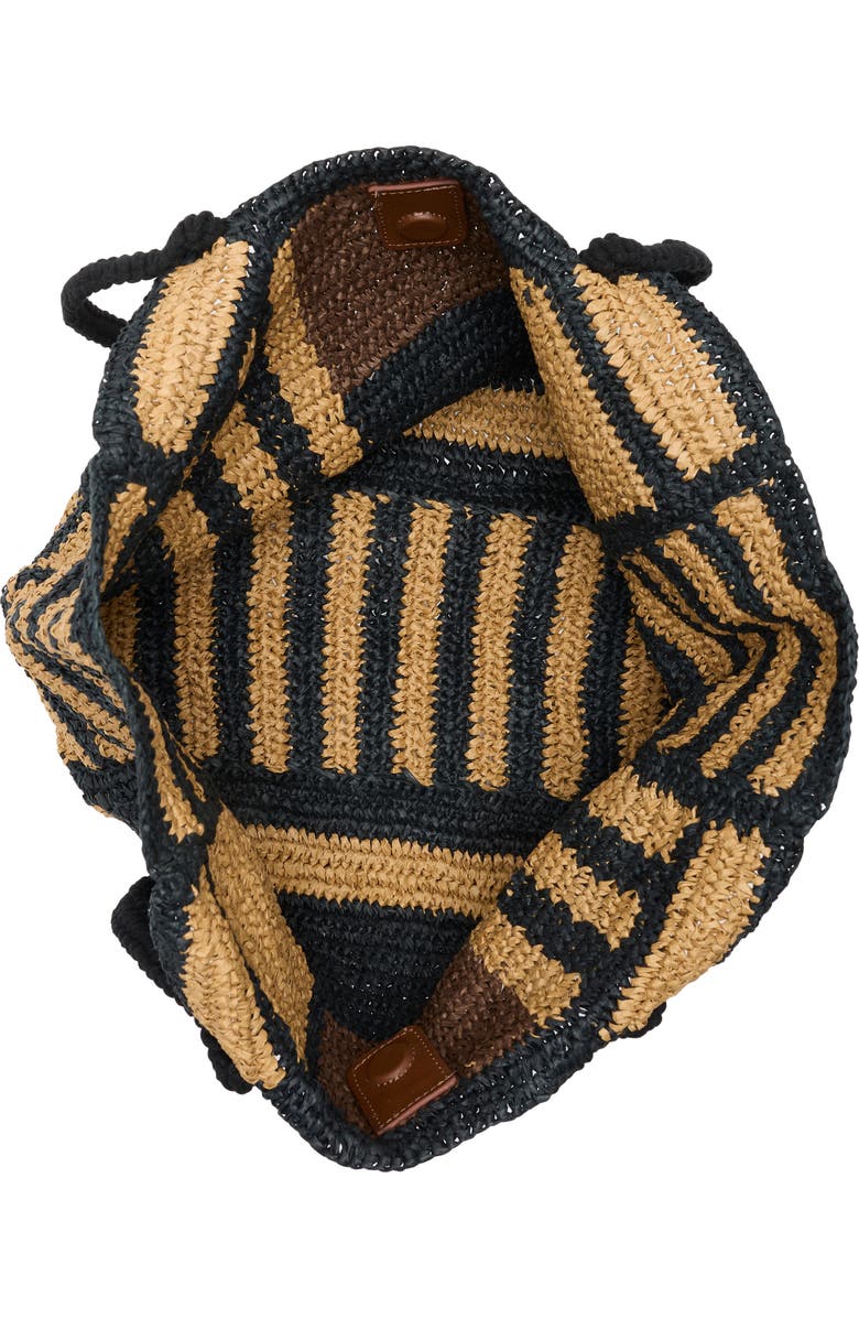 Collection XIIX Stripe Raffia Tote Bag, Alternate, color, Natural Multi