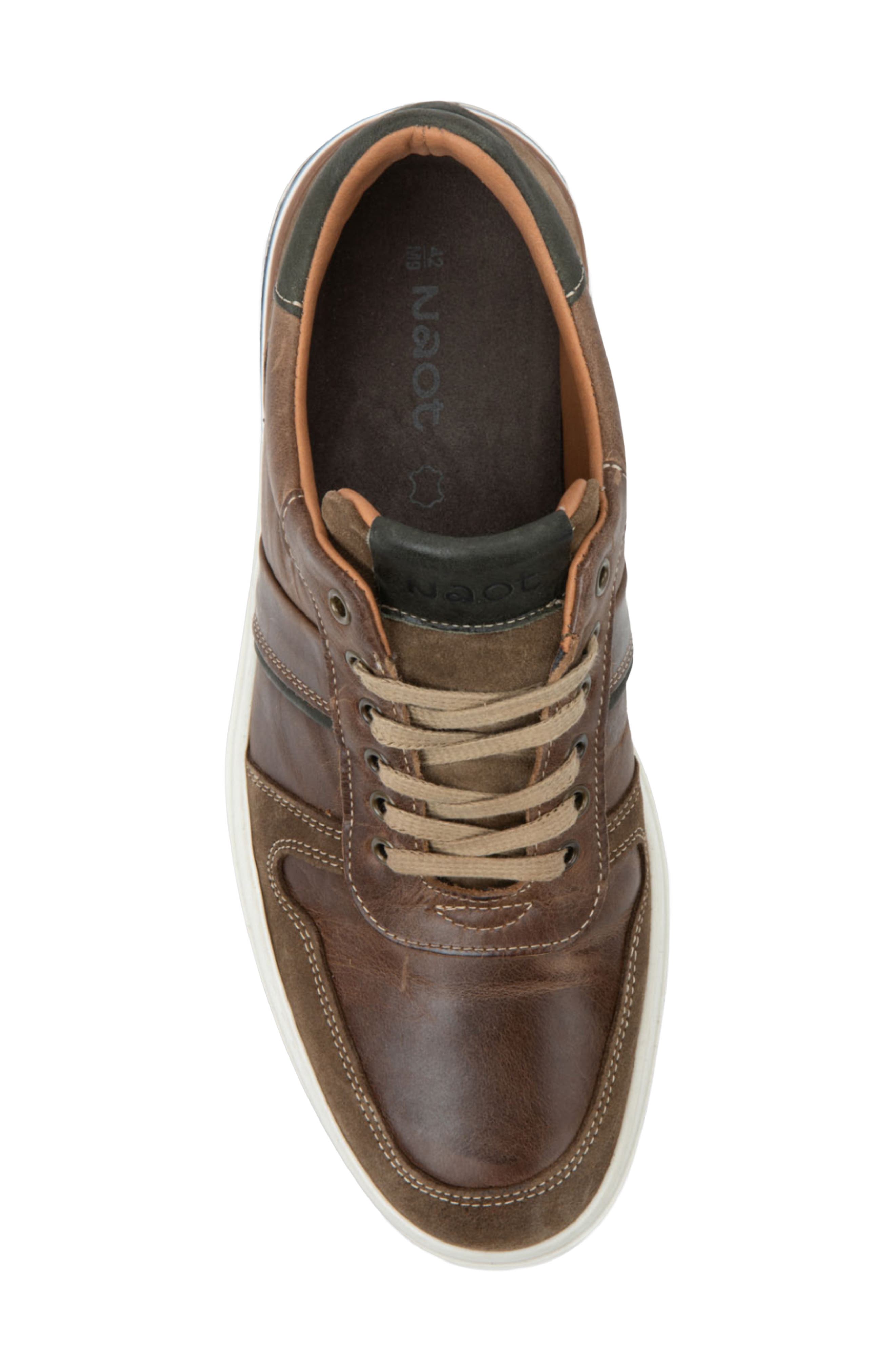 Swift Sneaker, Alternate, color, GREEN BROWN LEATHER COMBO