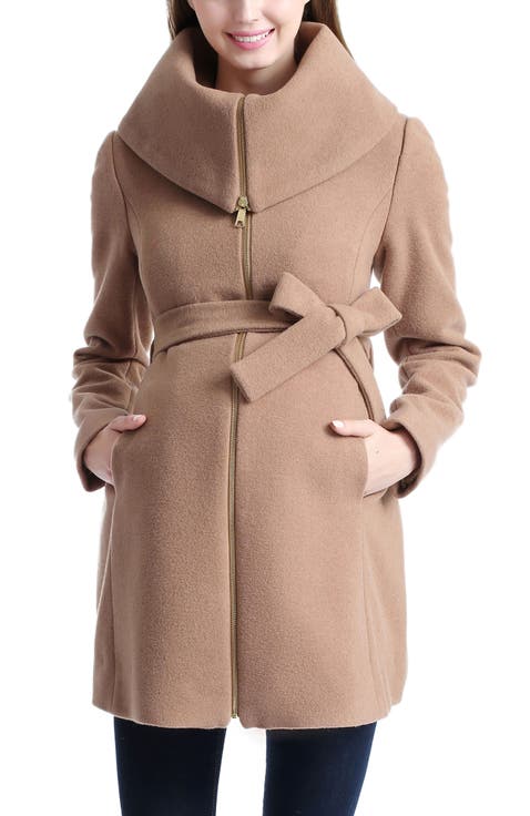 Mia Maternity Wool Coat