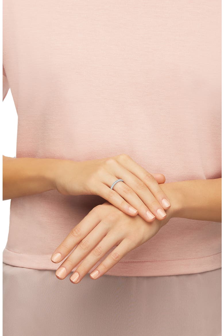Matrix Pavé Ring, Alternate, color, WHITE/ SILVER