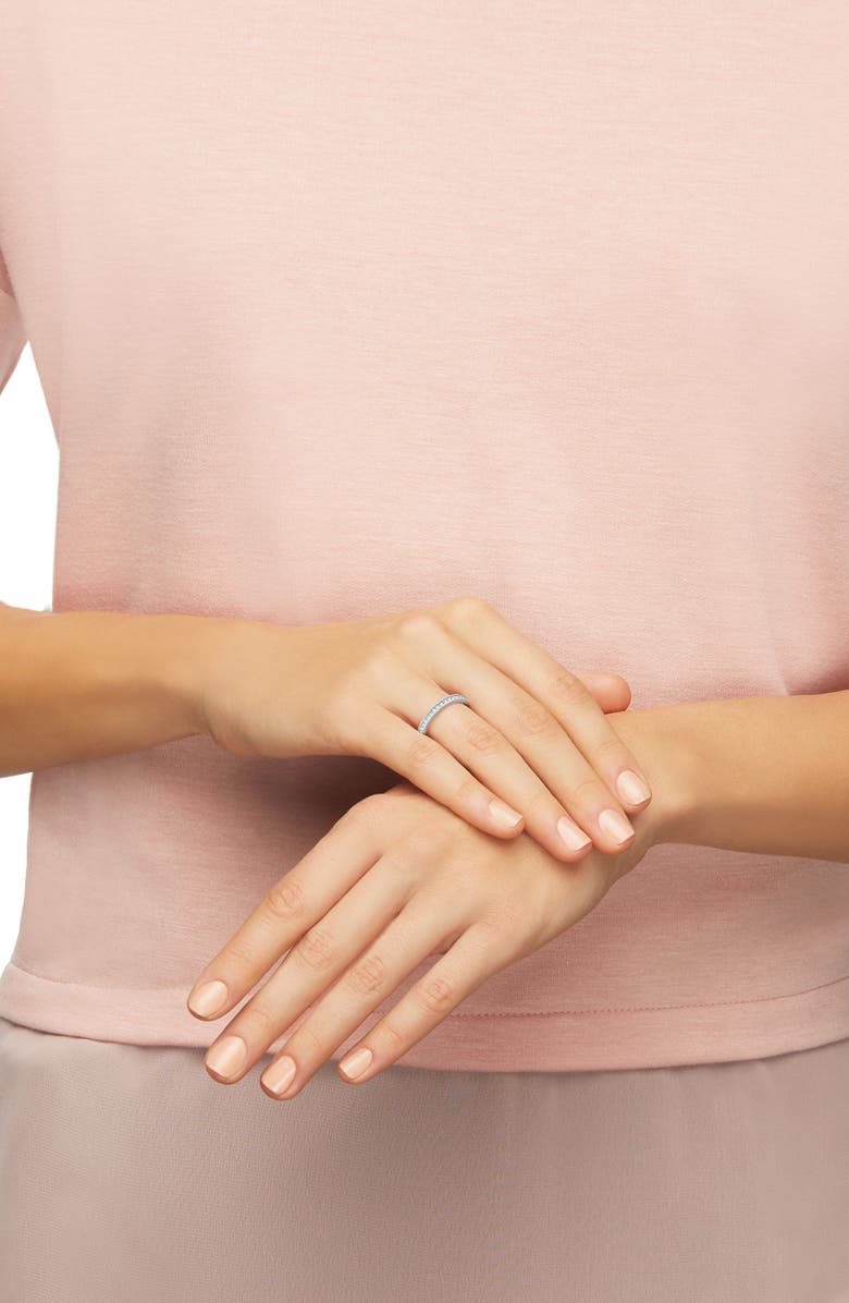 Swarovski Matrix Pavé Ring, Alternate, color, White/ Silver