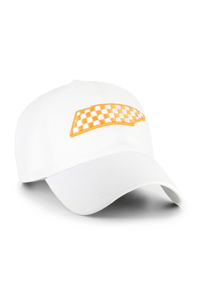 Men's '47 White Tennessee Volunteers Clean Up Adjustable Hat, Alternate, color, White