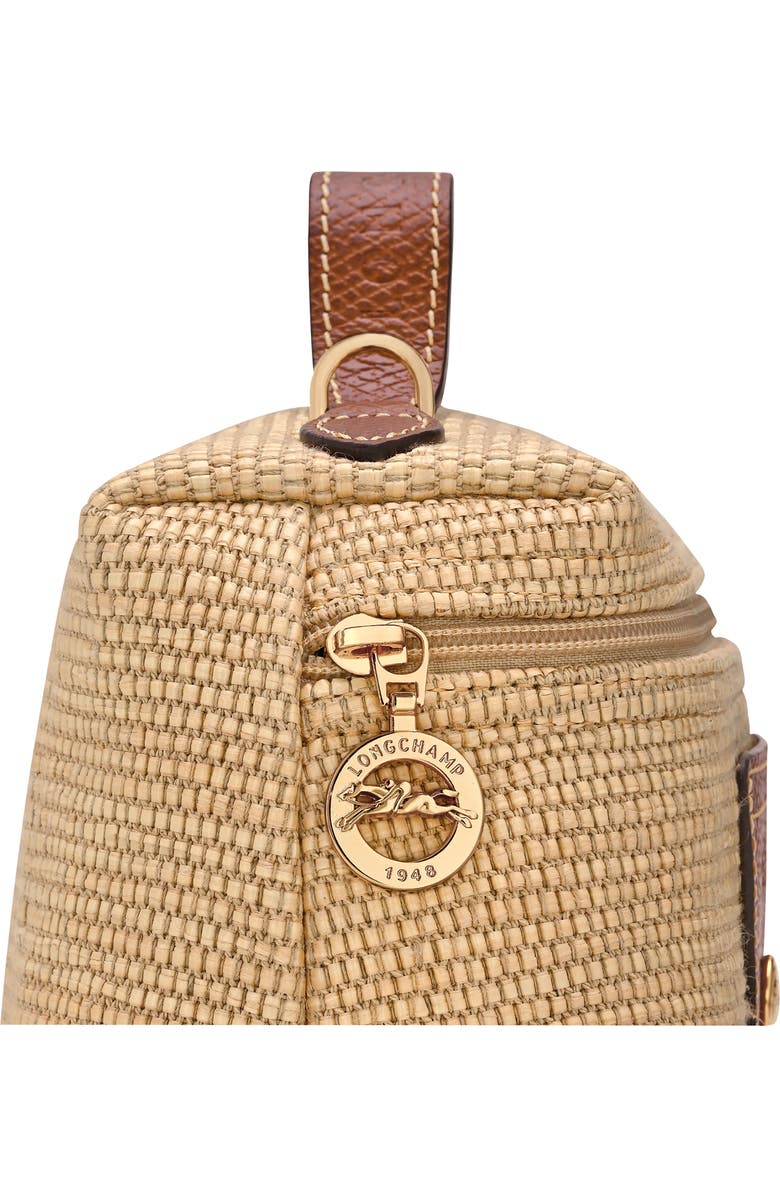 Longchamp Extra Small Le Panier Pliage Crossbody Bag, Alternate, color, Brown