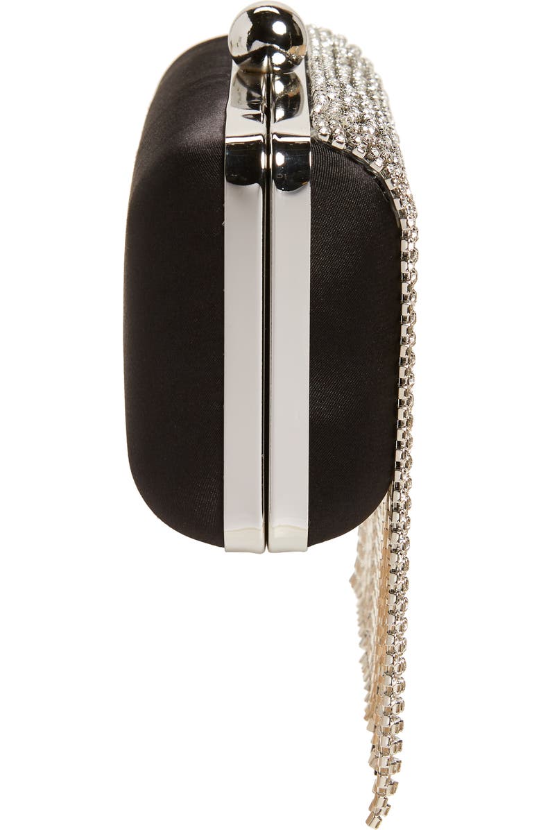 Nordstrom Crystal Fringe Box Clutch, Alternate, color,