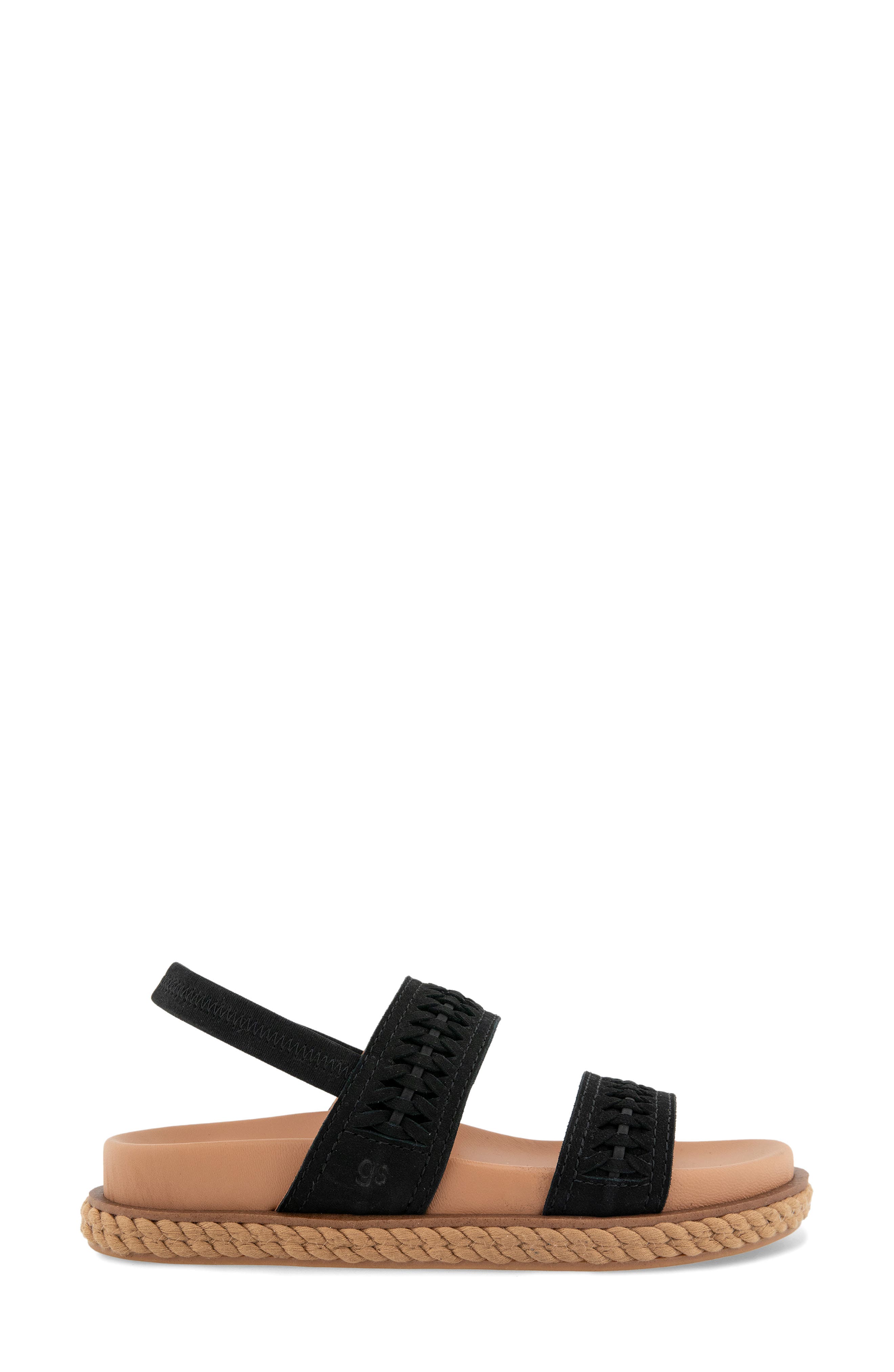 Gentle Souls Nico Slingback Sandal, Alternate, color, Black Nubuck