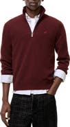 Burberry Cashmere Blend Half-zip Sweater