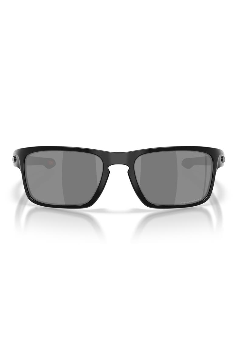 56mm Square Sunglasses, Main, color, BLACK