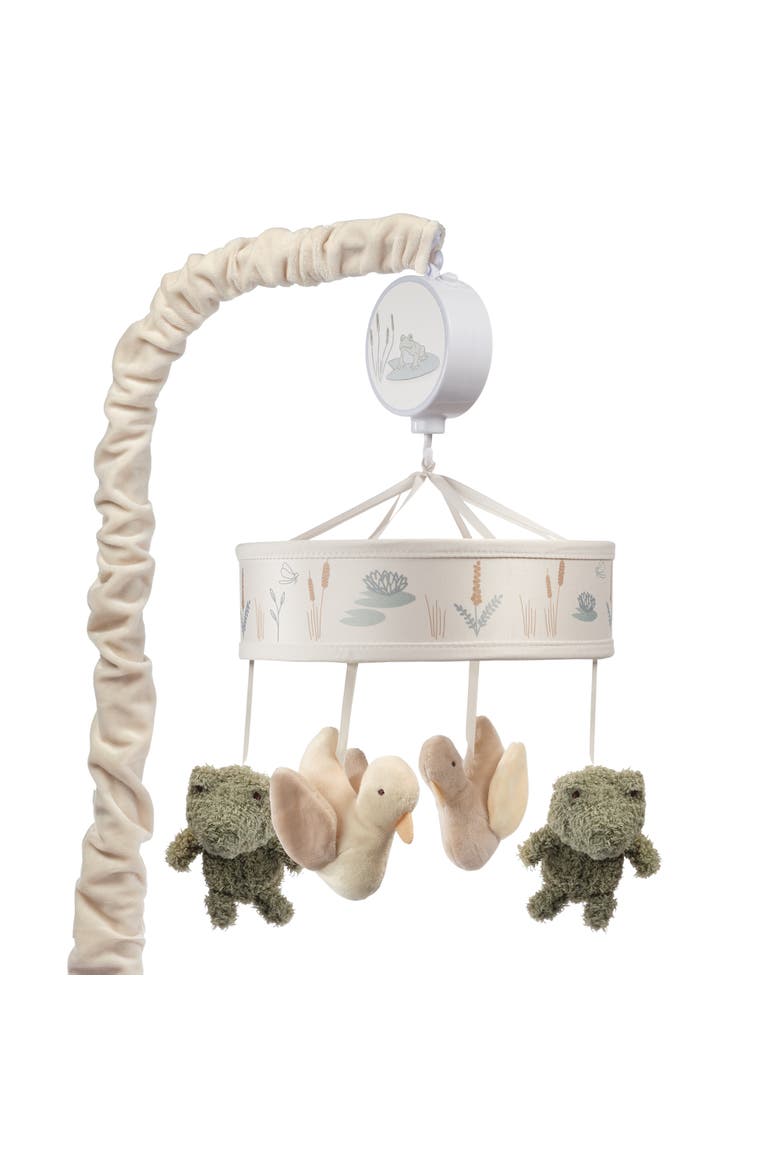 Froggy & Friends Musical Baby Crib Mobile Soother Toy, Main, color, Green