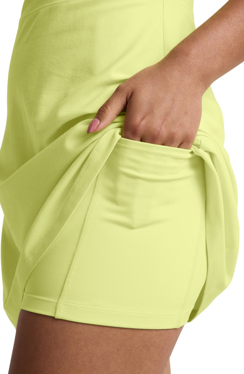 Beyond Yoga Energize Space Dye Active Dress, Alternate, color, Electric Lime Heather