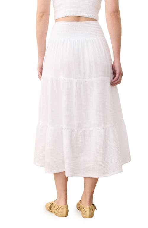 Marine Layer Corinne Double Cloth Cotton Maxi Skirt