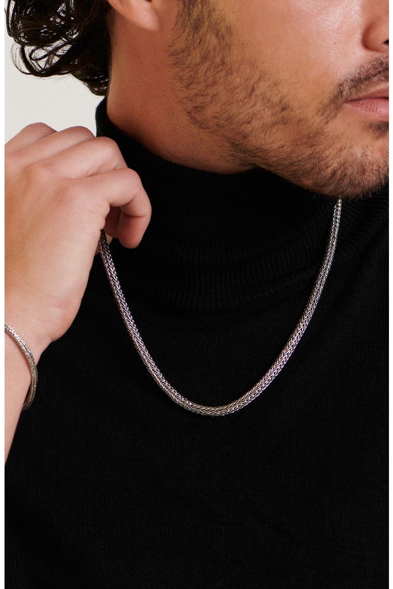 Sterling Silver Chain Necklace, Alternate, color, SILVER