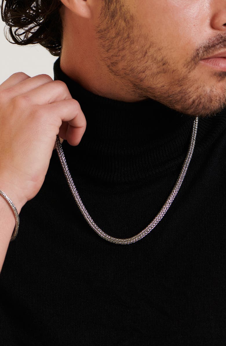 DEVATA Sterling Silver Chain Necklace, Alternate, color, 