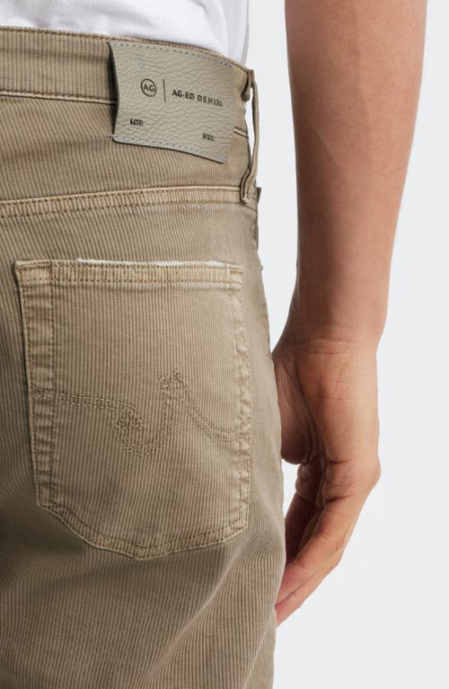 Ag Tellis Slim Fit Corduroy Pants In Neutral