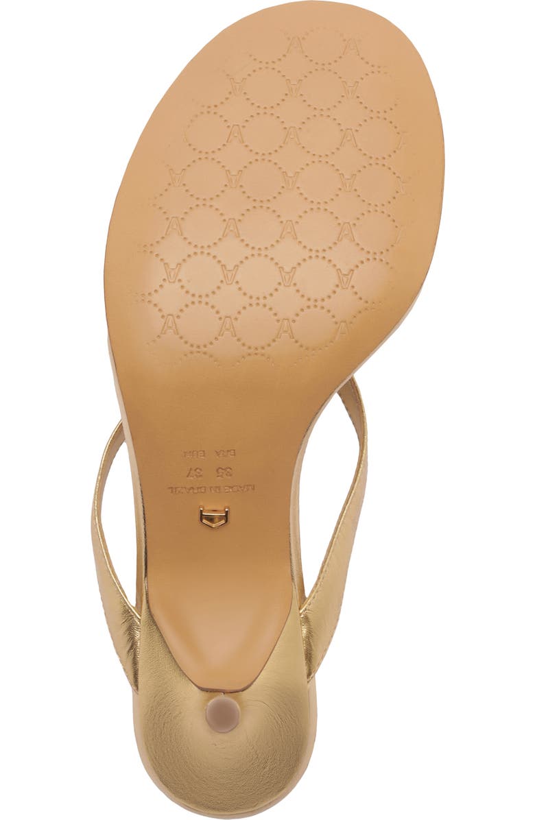 Arezzo Yara Sandal, Alternate, color, Gold
