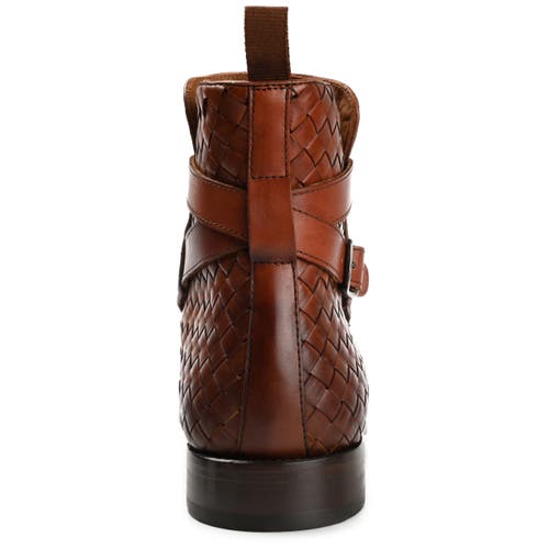 Shop Taft The Dylan Boot In Brown Woven