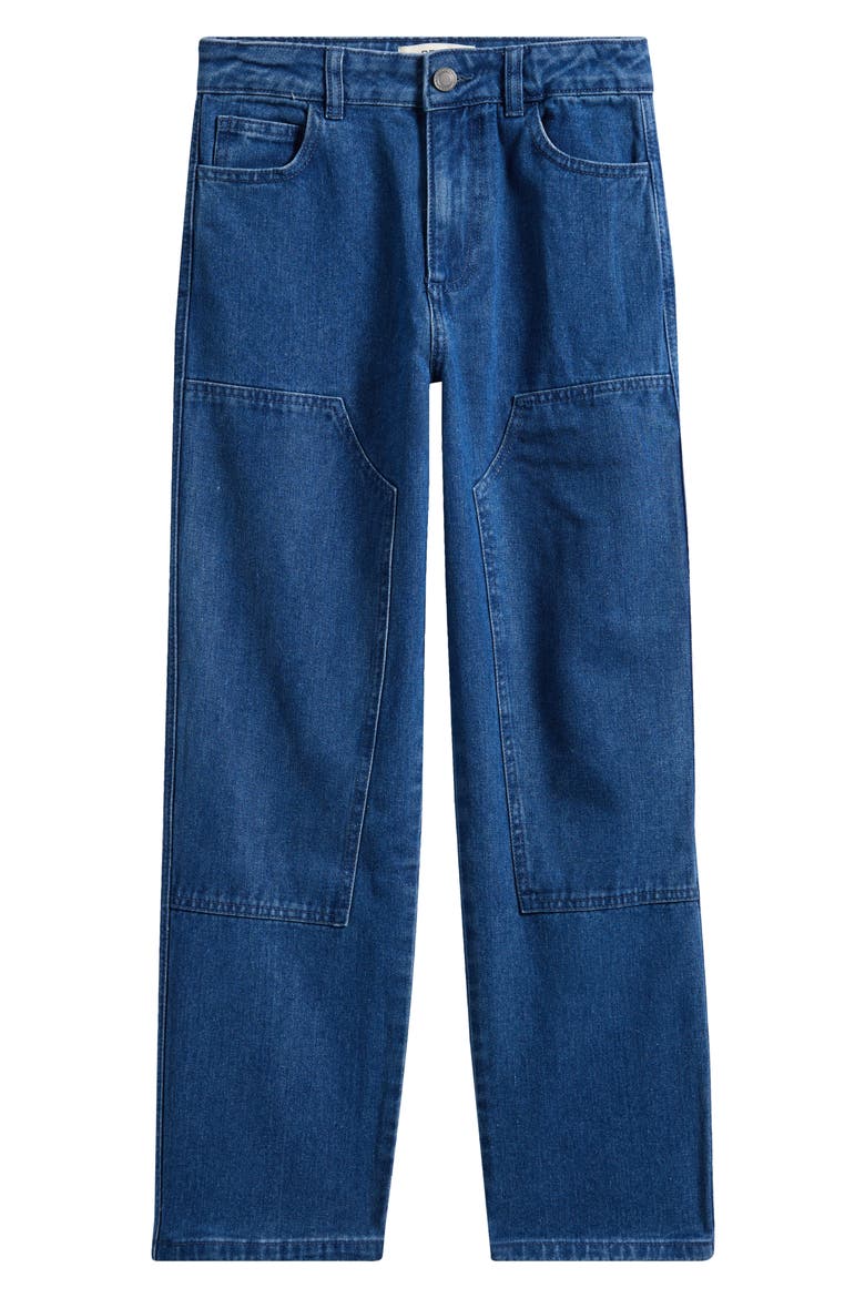 Kids' Luther Sr. Reinforced Knee Jeans, Main, color, LUTHERSRMIDBLUE