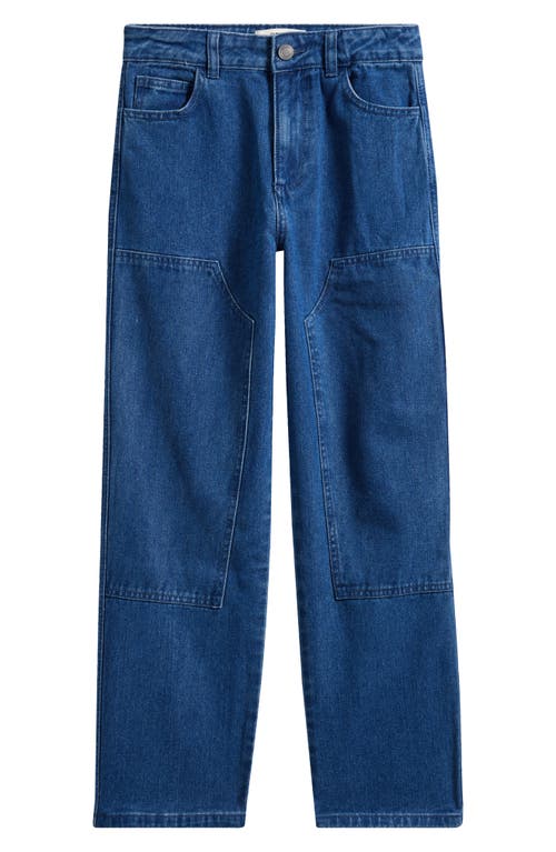 Reiss Kids' Luther Sr. Reinforced Knee Jeans In Blue