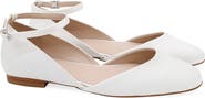 Kailee P Gloria Satin Round Toe Flat