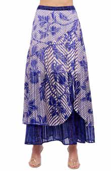 Gloria Scarf Print Maxi Skirt