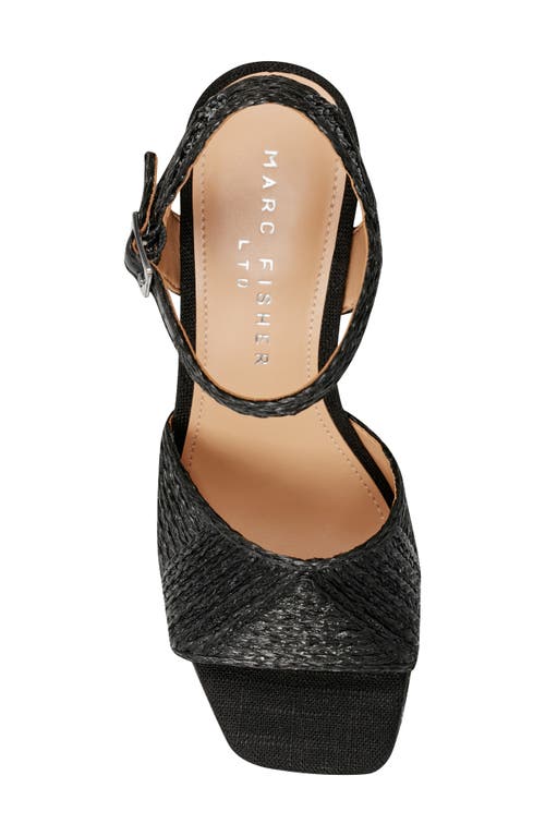 Marc Fisher Ltd Calyn 2 Platform Sandal In Black