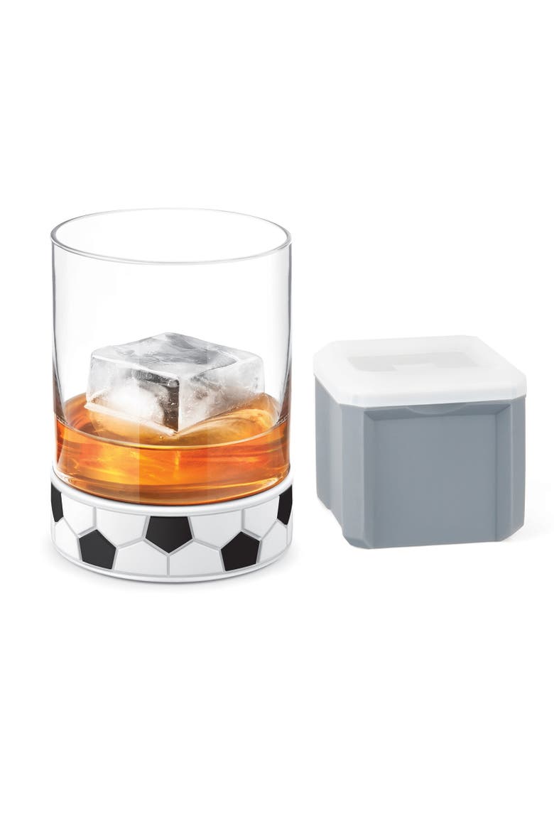 Kick-Off Soccer / Football Tumbler with Ice Mould, Main, color, Clear