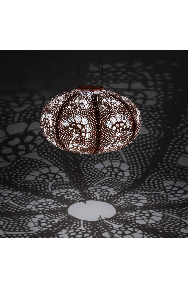 Allsop Home & Garden Stella Luxe Oval Yarrow Clay LED Lantern, Alternate, color, Clay