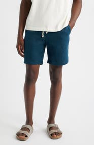 ALEX CRANE Bo Linen Drawstring Shorts
