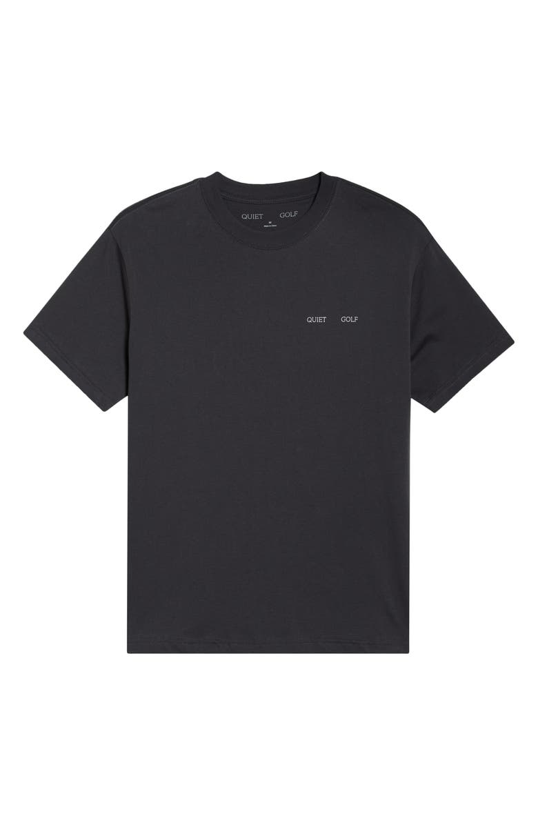 Quiet Golf Grass Types Cotton T-Shirt, Alternate, color, Black