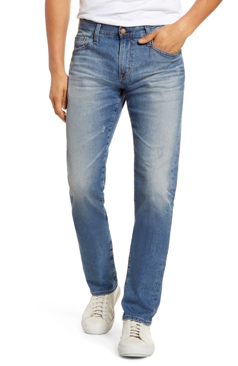 AG Tellis Slim Fit Jeans, Main, color, 
