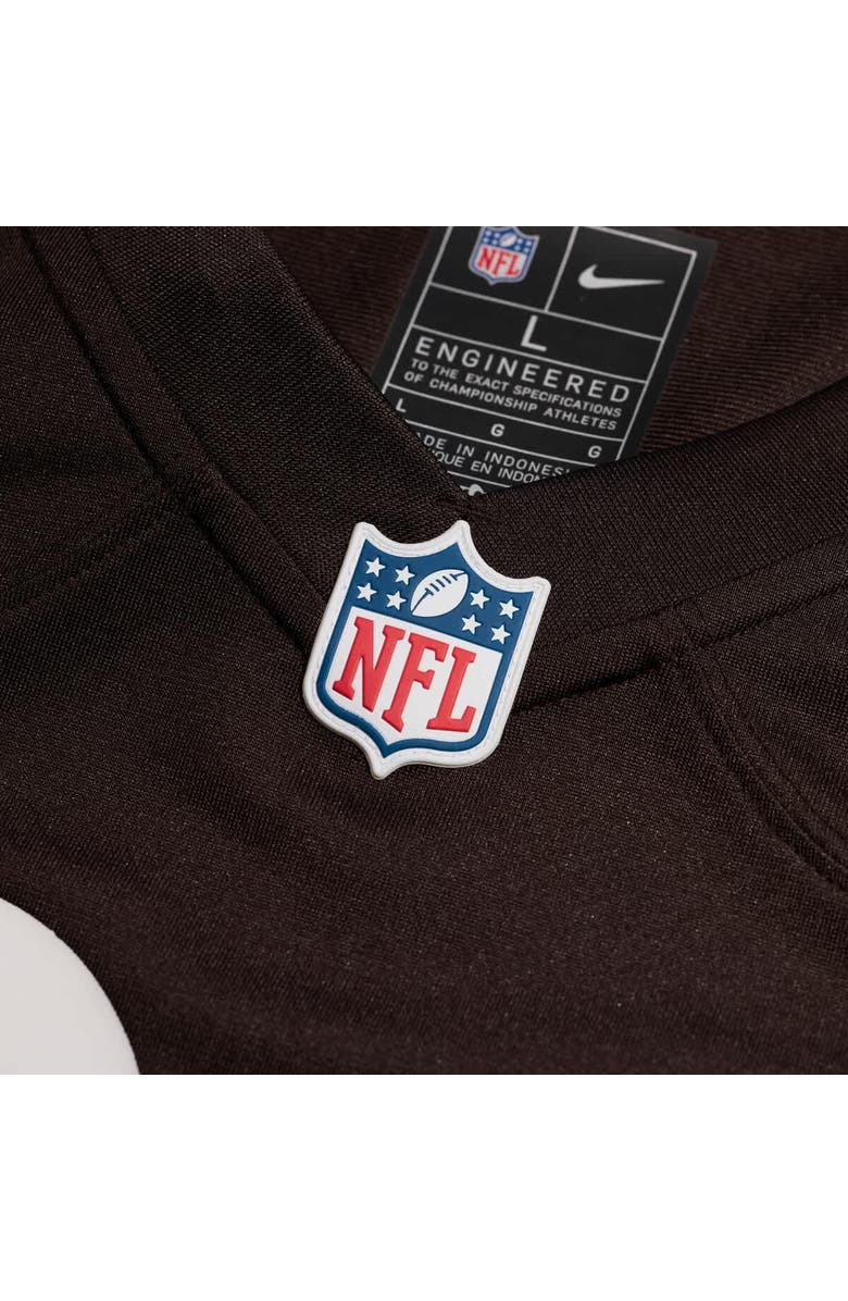 Nike Men's Nike Carson Schwesinger Brown Cleveland Browns 2025 NFL Draft Game Jersey, Alternate, color, Brown