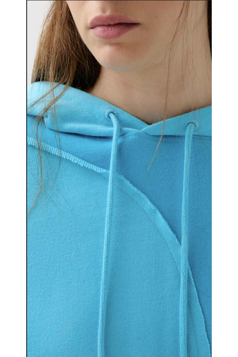 Waves Hoodie Sweater, Alternate, color, Turquoise