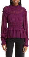 FARM Rio Ruffle Peplum Top