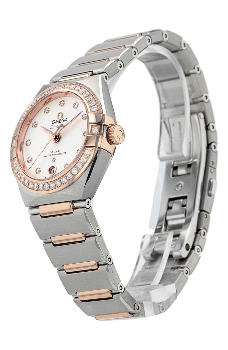 Watchfinder & Co. Omega Preowned 2023 Constellation 131.25.29.20.52.001 Bracelet Watch, 29mm, Alternate, color, Silver