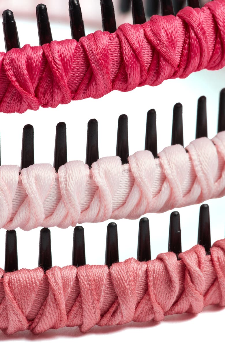 Chelsea28 Assorted 3-Pack Comb Headbands, Alternate, color, Red Multi