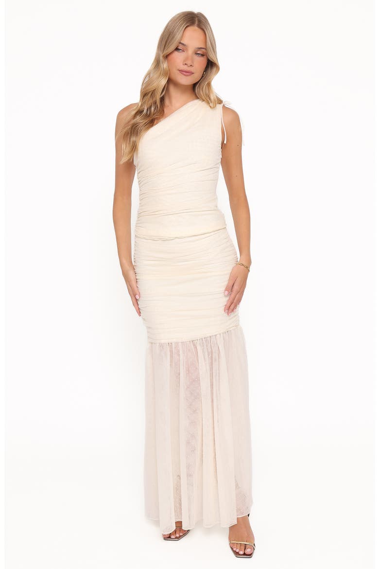 Susan Mesh Drop Waist Maxi Skirt, Alternate, color, YELLOW