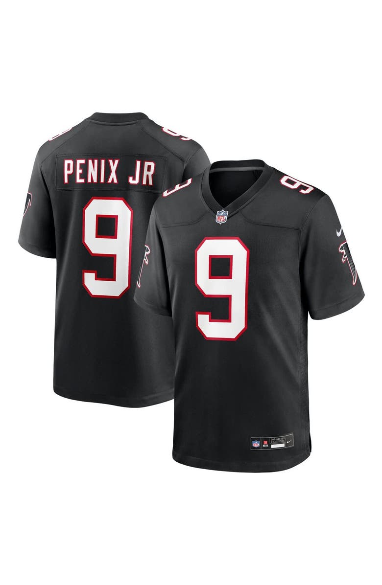 Nike Men's Nike Michael Penix Jr. Black Atlanta Falcons Alternate Game Jersey, Main, color, Black